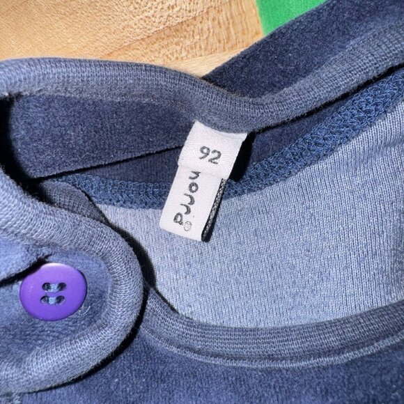 Maxomorra Set Of 3 Velour Dungarees Size 92 18-24 Months - Picture 4 of 7